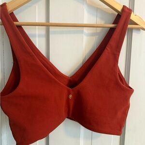 Spiritual Gangster Red Yoga Bralette